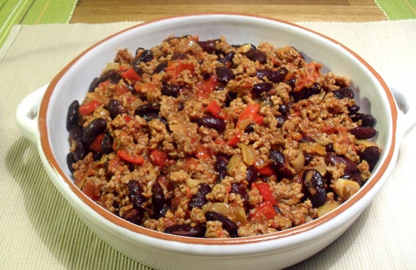 Chili con carne Weight watchers