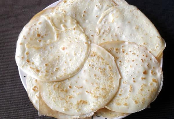 Crêpes légères Weight Watchers