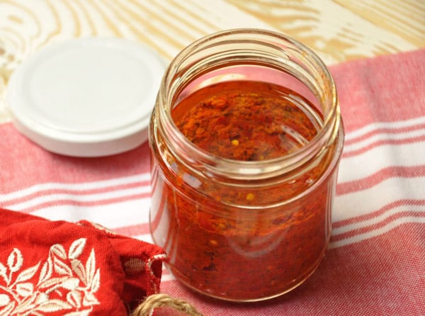 Sauce Harissa fait maison avec Thermomix