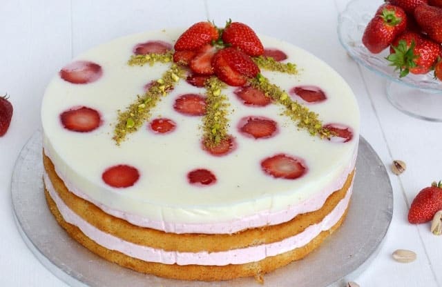 Gâteau aux fraises