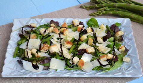 Salade d'asperges et parmesan
