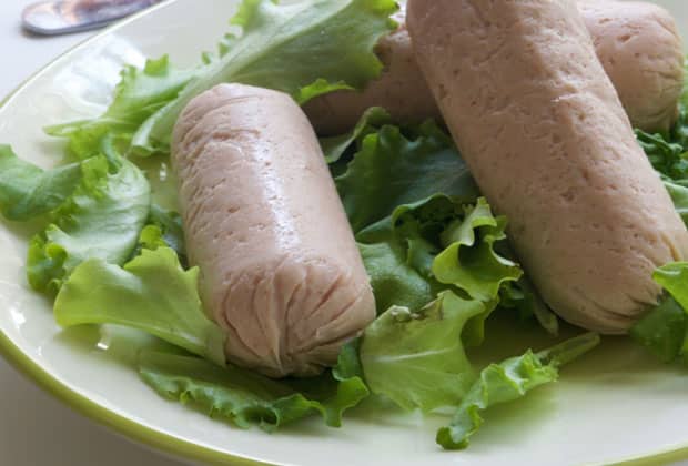 saucisses de poulet