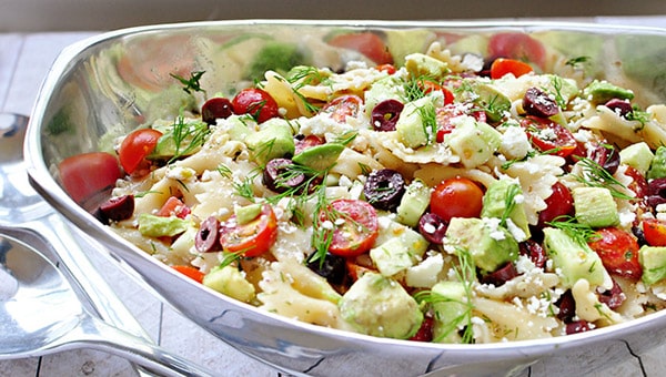 Salade de pâtes à la fêta Weight Watchers