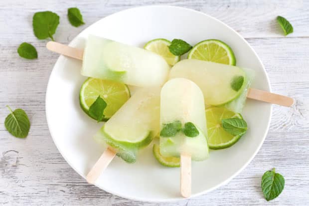 Bâtonnets glacés Mojito