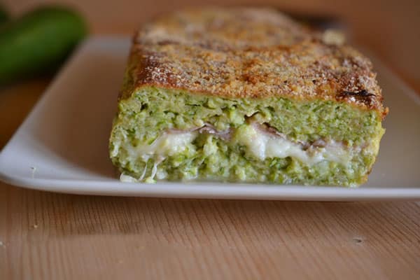 Cake de courgettes farcie