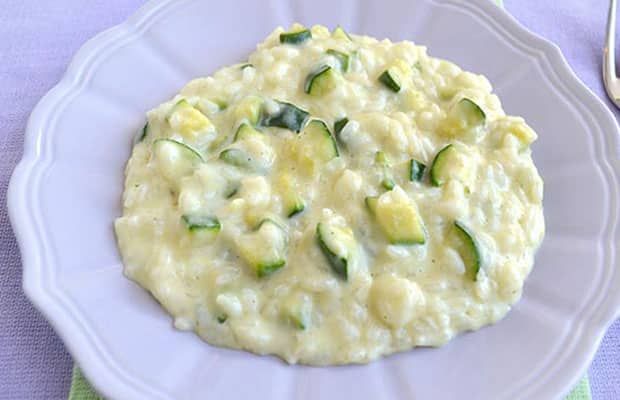 Risotto aux courgettes et Philadephia avec Thermomix