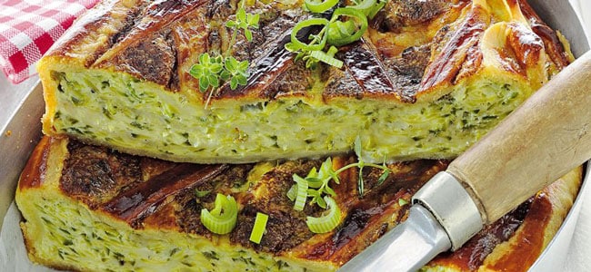 quiche sans pâte aux courgettes