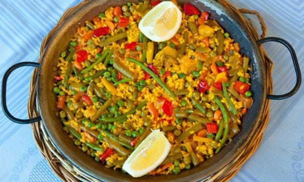 Paella aux légumes Weight Watchers
