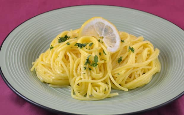 Pâtes au citron Weight watchers