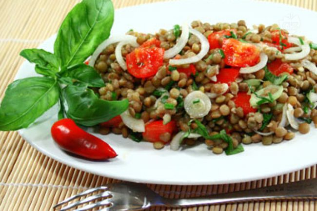 salade de lentilles Weight watchers