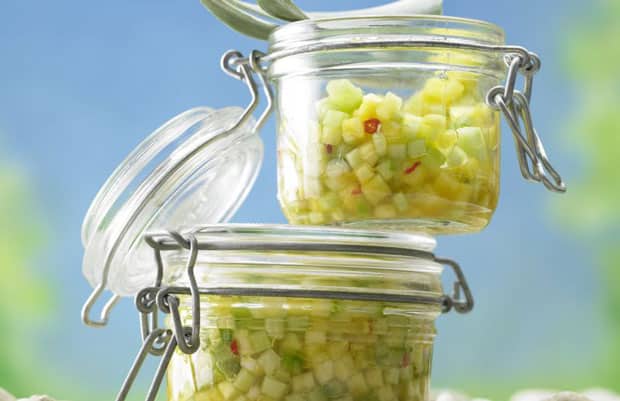 Salade d'ananas et concombre Weight Watchers