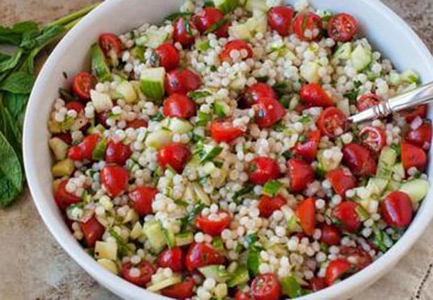 Salade de couscous aux légumes Weight Watchers