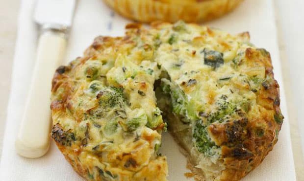 Quiche sans pâte aux brocolis Weight Watchers