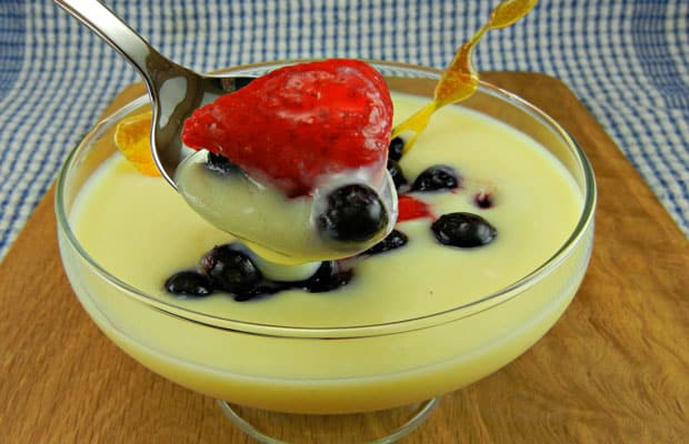 Crème Anglaise Légère Weight Watchers