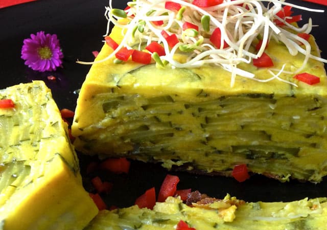 Invisible aux courgettes Weight Watchers