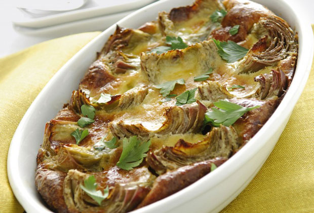 Gratin d’artichauts à la viande hachée Weight Watchers