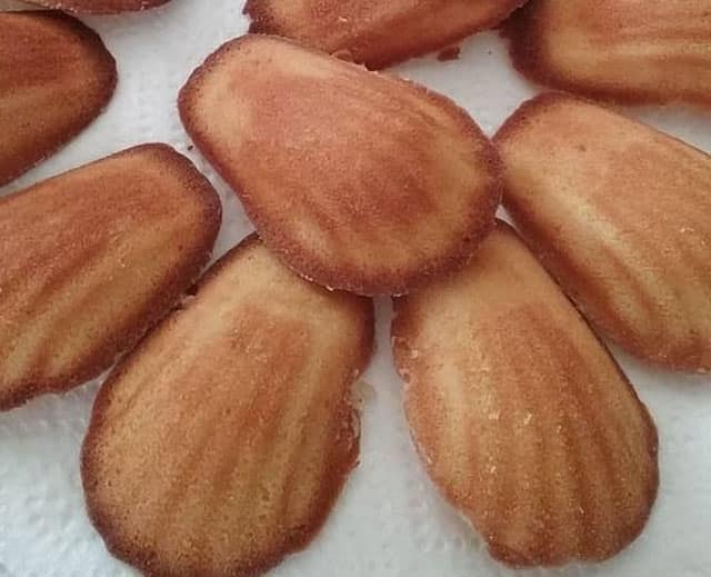 Madeleines au Caramel Beurre Salé avec Thermomix