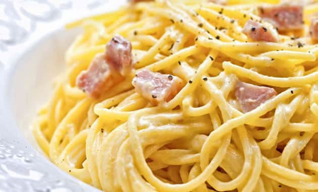 pâtes à la carbonara au Cookeo