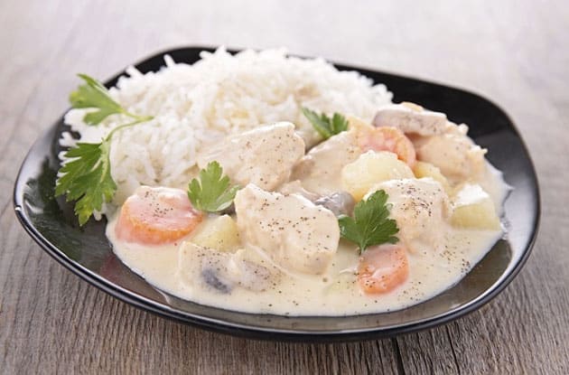 Blanquette de veau légère Weight Watchers