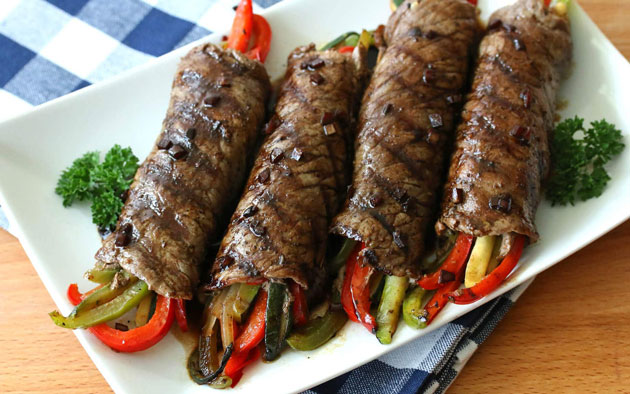 Roulés de boeuf aux légumes Weight Watchers
