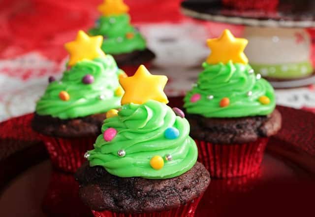 Cupcakes sapin de Noël au Thermomix