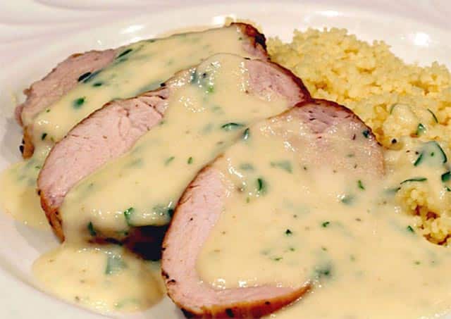 Filet mignon au Maroilles léger