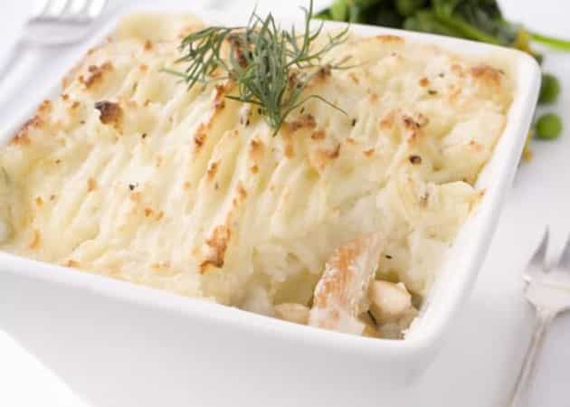 Hachis parmentier au saumon Weight Watchers