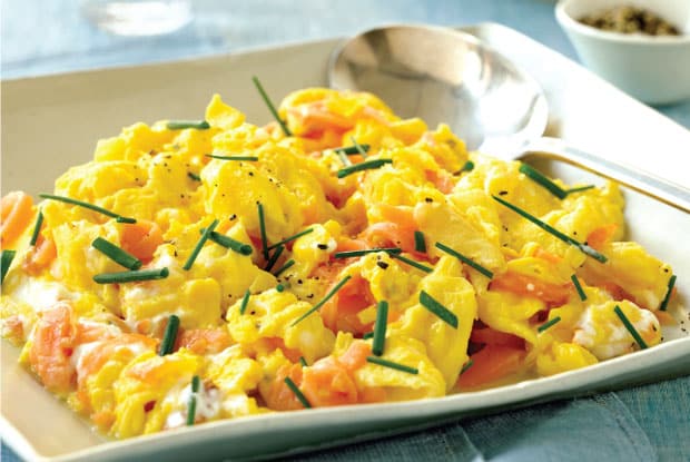 Œufs brouillés au saumon au thermomix