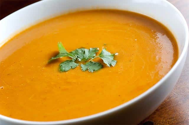 velouté de potiron au curry avec Cookeo