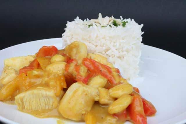 Aiguillette de poulet au curry Weight Watchers