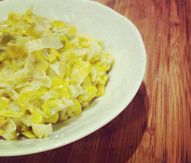 fondue de poireaux légère ers