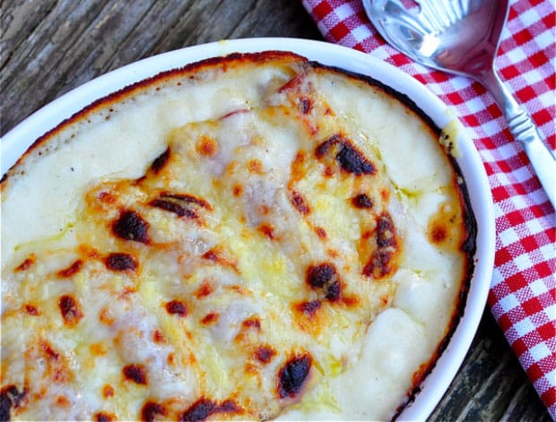 gratin de quenelles Weight Watchers