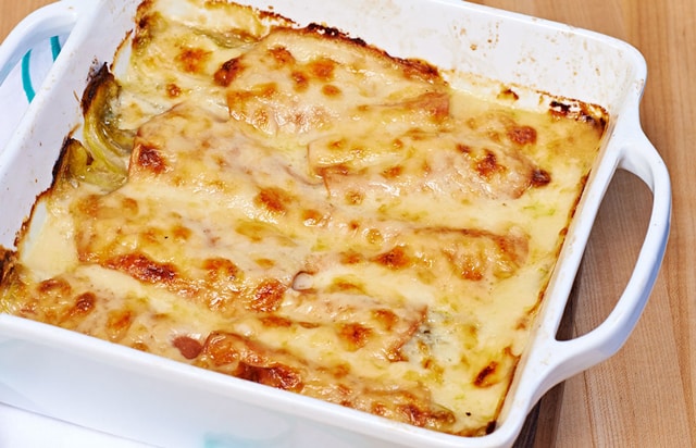 gratin des endives au Maroilles Weight Watchers