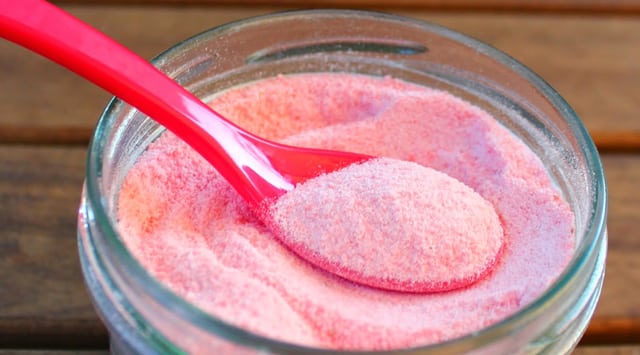 sucre aromatisé à la fraise tagada