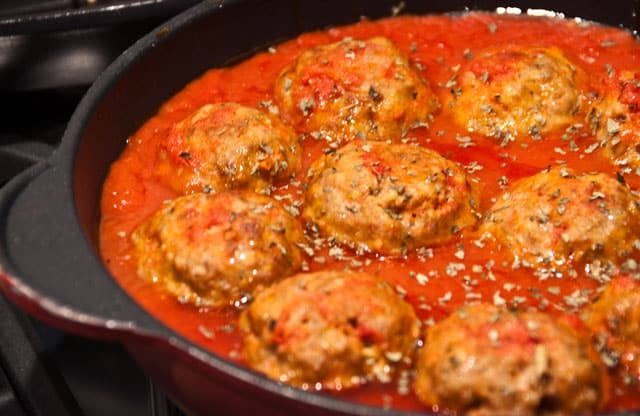 boulettes de viande à la sauce tomate WW