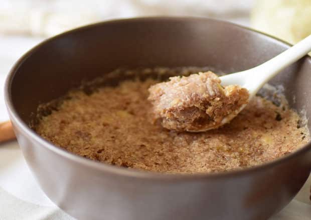 Bowl-cake à la banane et au chocolat WW