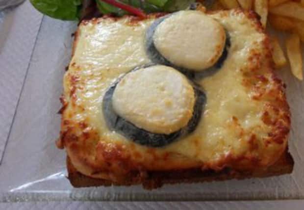 croque monsieur au chèvre WW