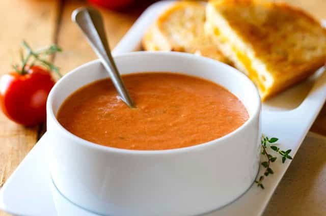 velouté de tomates à l'italienne au Thermomix