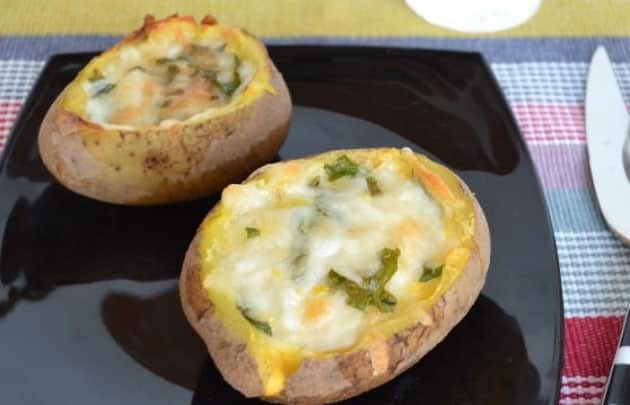 Pommes de terre farcies au four WW