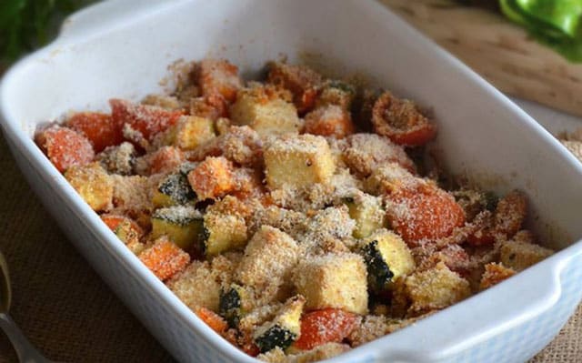 gratin léger de légumes au Tofu WW