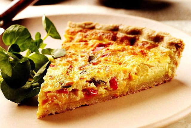 quiche ratatouille et lardons WW