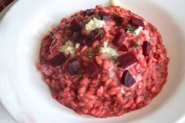 risotto à la betterave au Thermomix