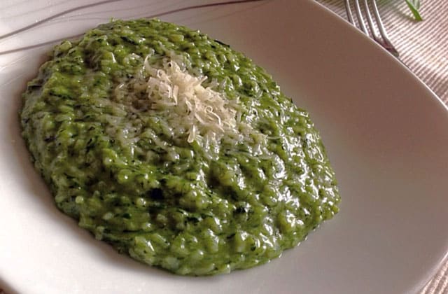 risotto aux épinards WW