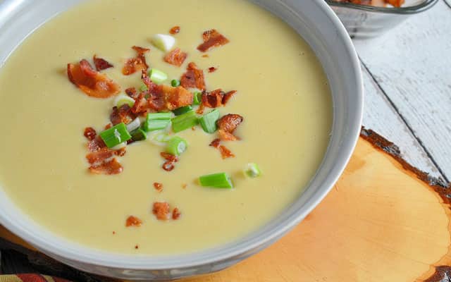 velouté d'endives au jambon et au bleu avec Thermomix