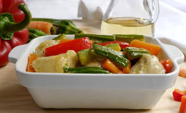 Blanc de poulet aux légumes WW
