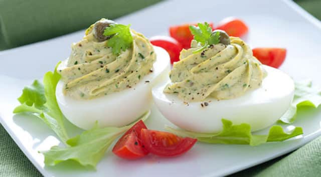 Oeufs mimosa au thon WW