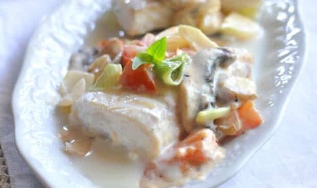 cabillaud à la parisienne WW