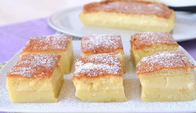 gâteau magique à la vanille au Thermomix