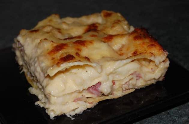 lasagnes au chou-fleur et jambon WW