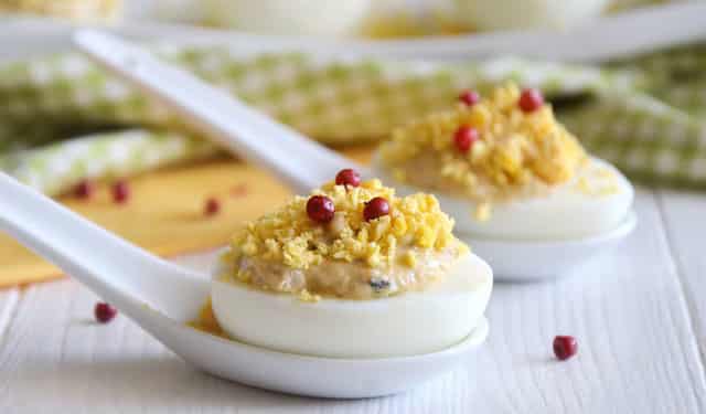 oeufs mimosa au thon et câpres au Thermomix